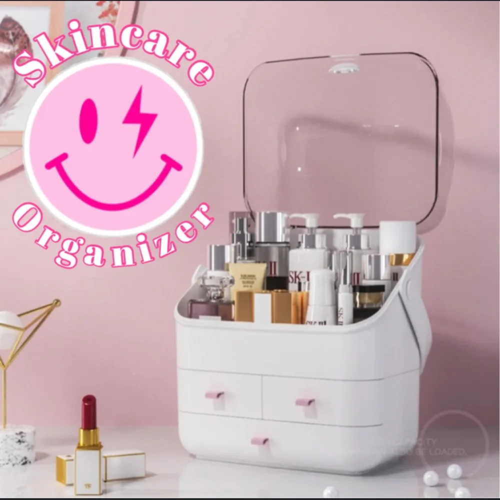 Cosmetic Storage Bin Large Dust and Water proof